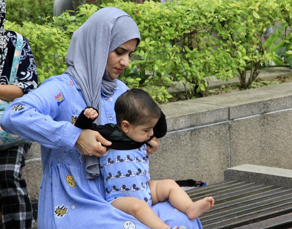 Mamma e bambino malesi, Kuala Lumpur